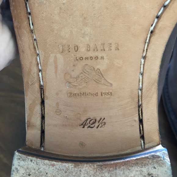 EUC Ted Baker Leather Ankle Boots - Picture 3 of 4